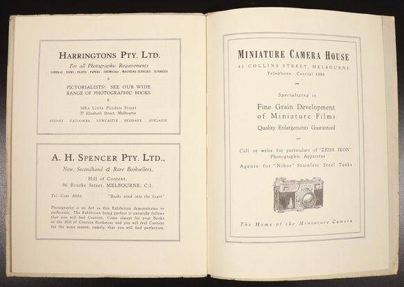 1939 Catalogue of International Camera Pictures Antique Photography History Book