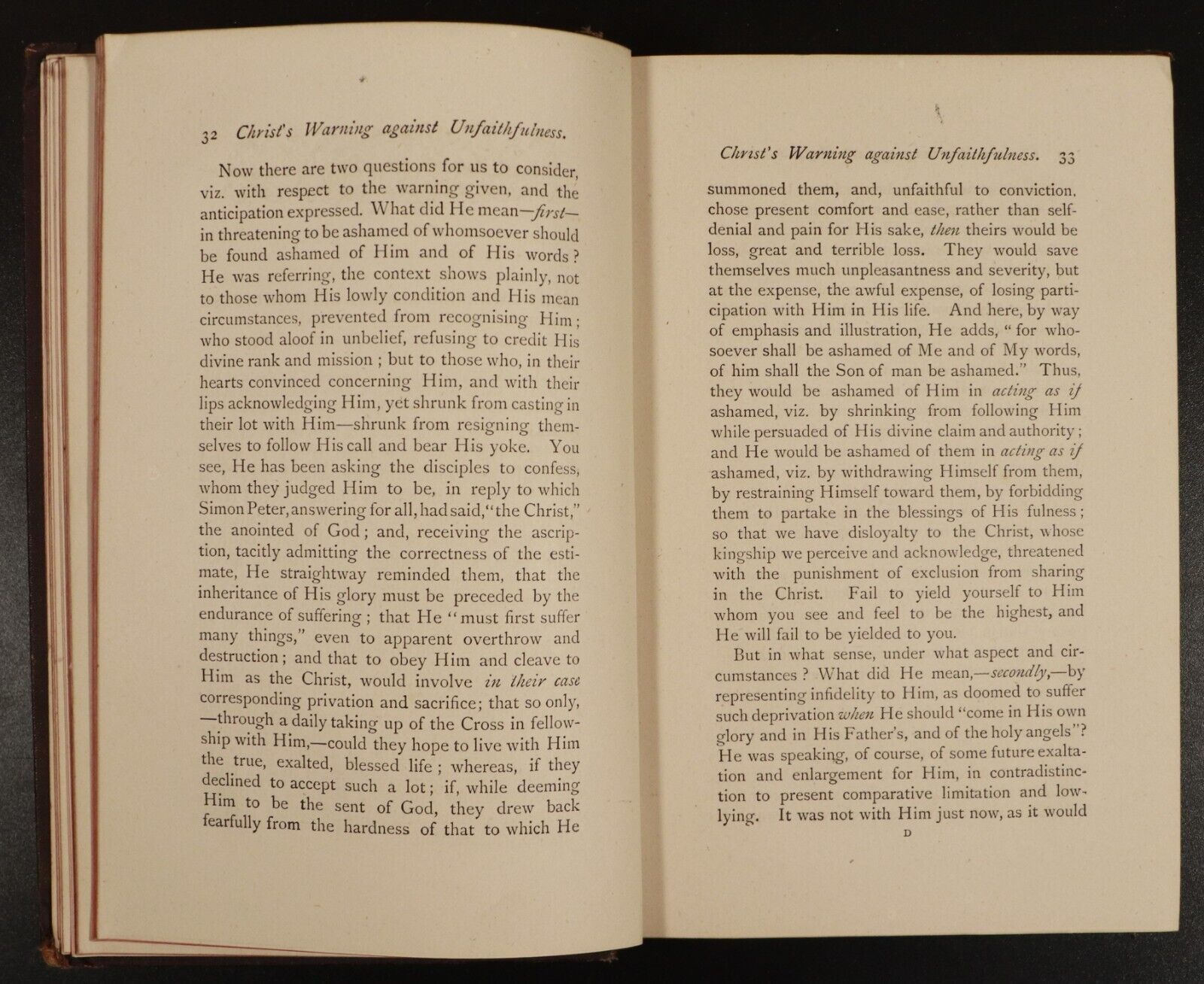 1877 Echoes Of Spoken Words by S.A. Tipple Antiquarian Christian Theology Book