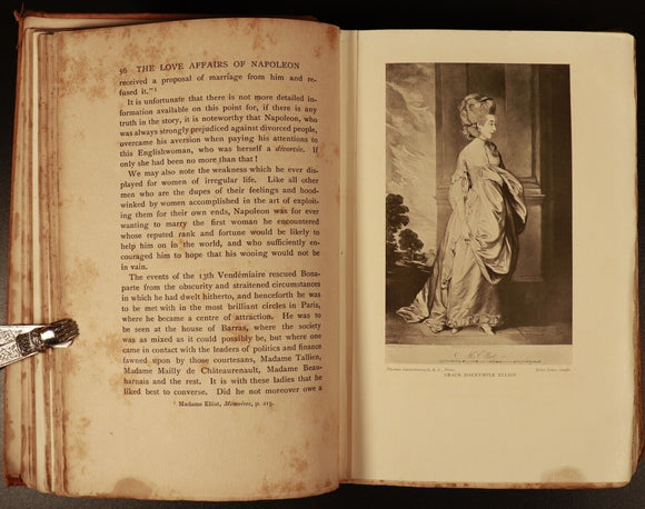 1909 Love Affairs Of Napoleon Antiquarian History Book John Lane The Bodley Head