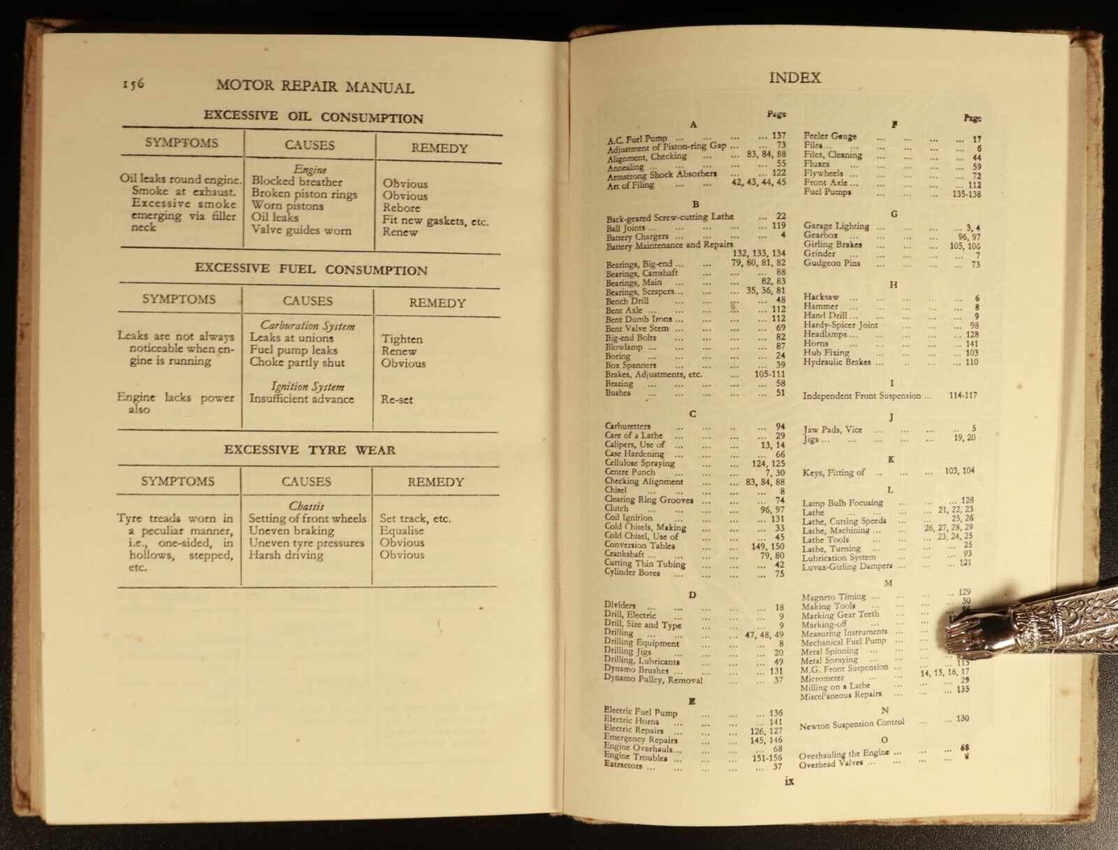 c1910 The Motor Repair Manual 9th Edition Antique Automotive Book Temple Press