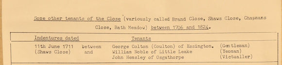 1711 Indenture Conveyance English Legal Document Manuscript Vellum Lease June