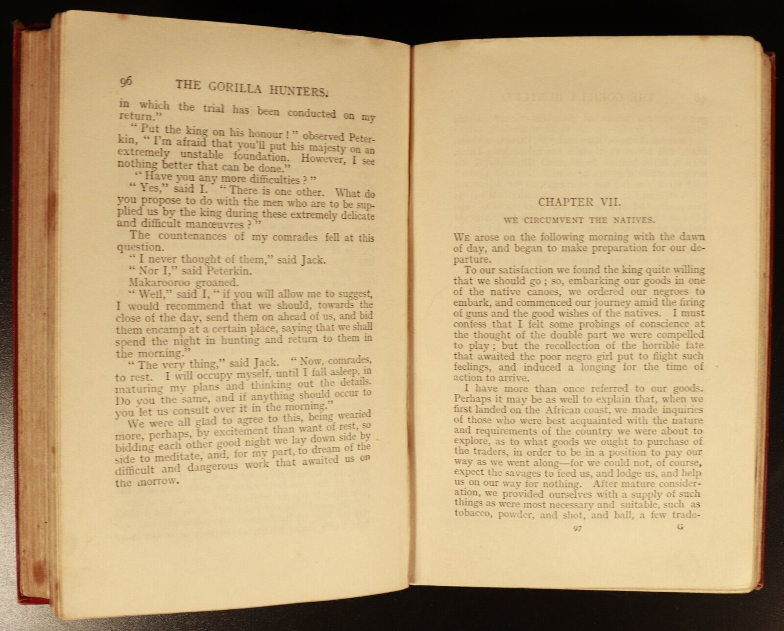 1904 The Gorilla Hunters by R.M. Ballantyne Antique Scottish Fiction Book