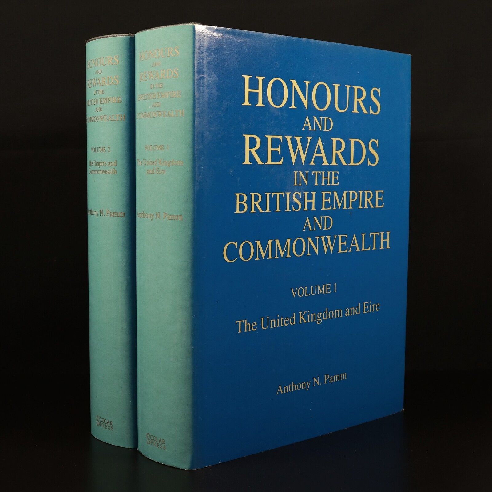 1995 2vol Honours & Rewards British Empire by A.N Pamm Military History Book Set