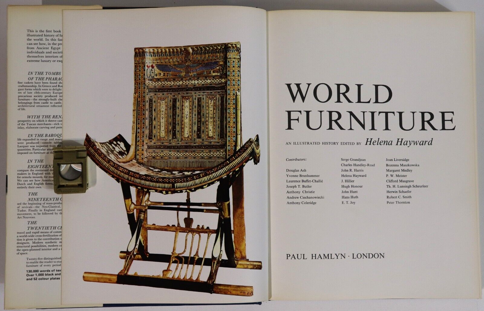 1967 World Furniture by Helena Hayward Antique Furniture Reference Book