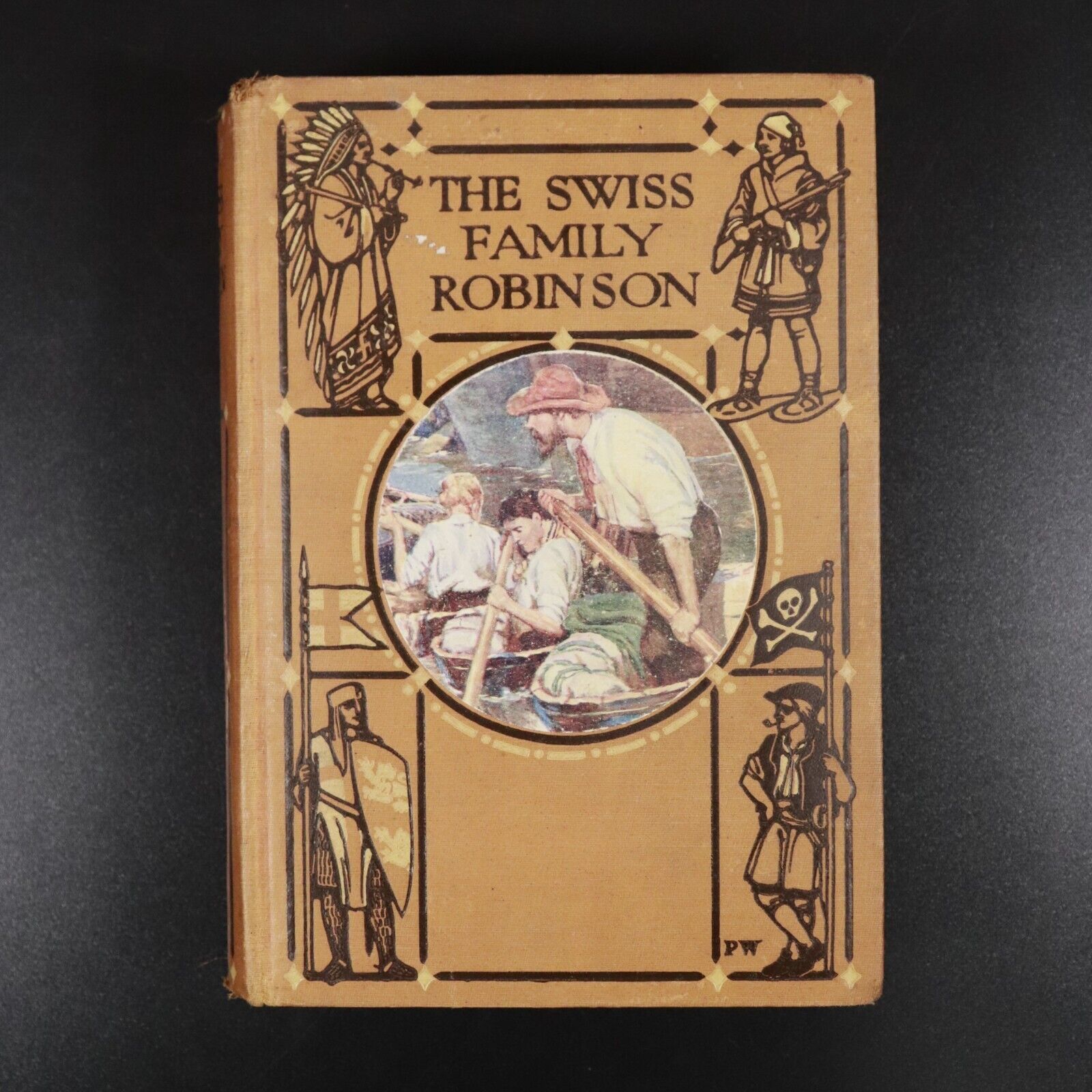 c1910 The Swiss Family Robinson by J.D. Wyss Classic Adventure Fiction Book