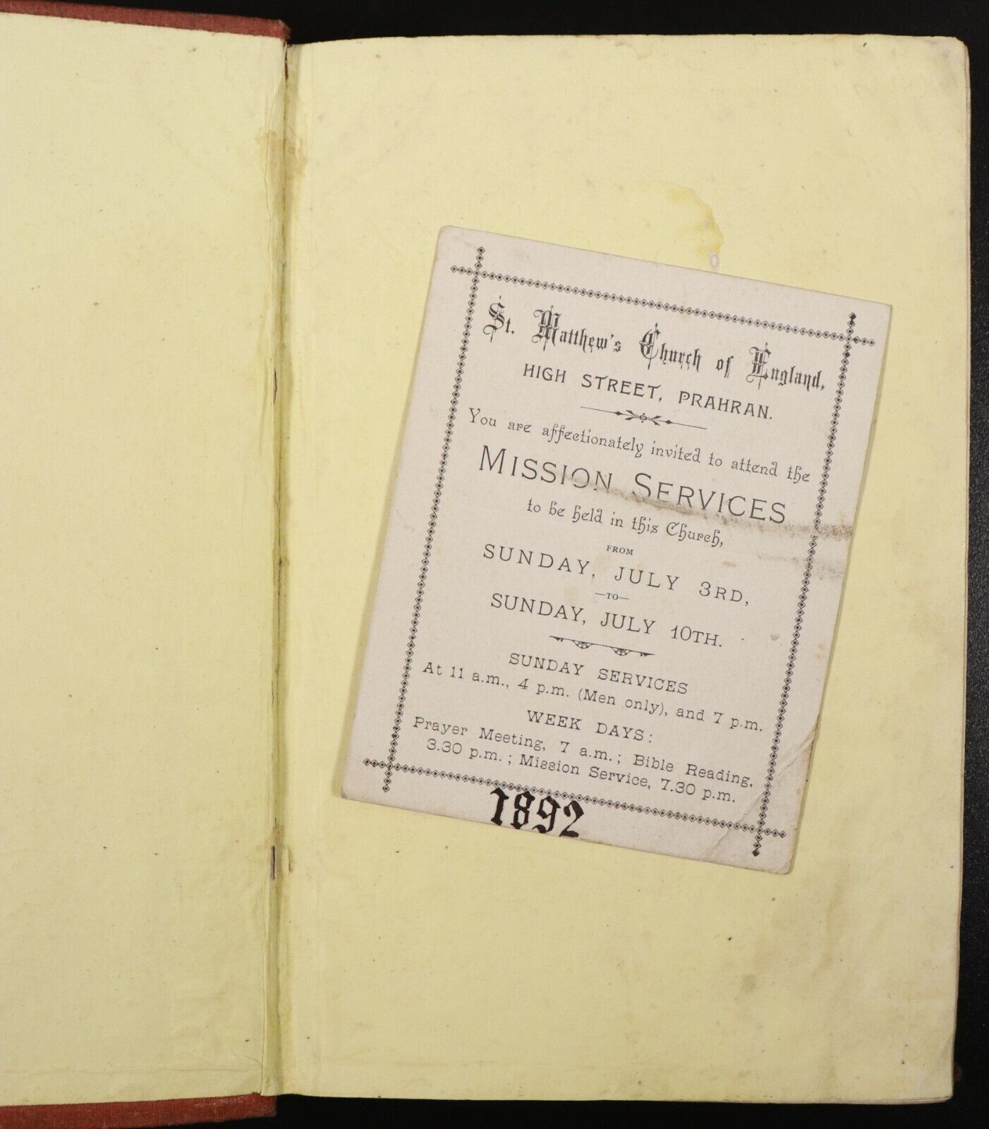 1867 Sermons For Colonists by TM Fraser Antiquarian Australian Theology Book 1st