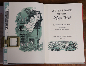 1963 At The Back Of The North Wind by G MacDonald Vintage Fiction Book - 0