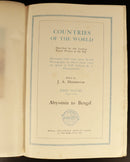 c1920 Countries Of The World JA Hammerton Antique Reference Book Vol 1. Maps-7
