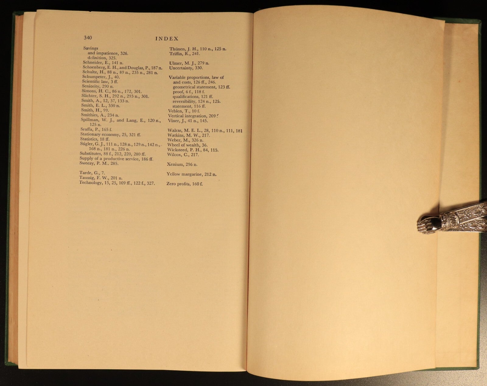 1947 The Theory Of Price by George J. Stigler Antique Economics Book