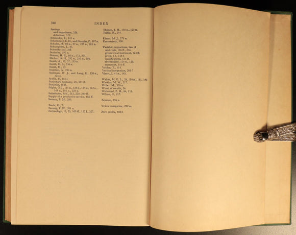 1947 The Theory Of Price by George J. Stigler Antique Economics Book