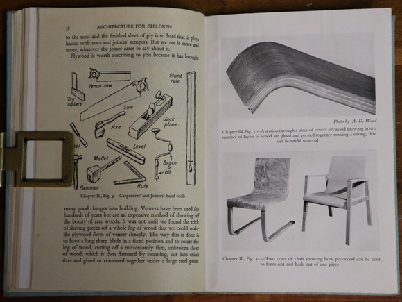 1944 Architecture For Children Antique Architecture Reference Book