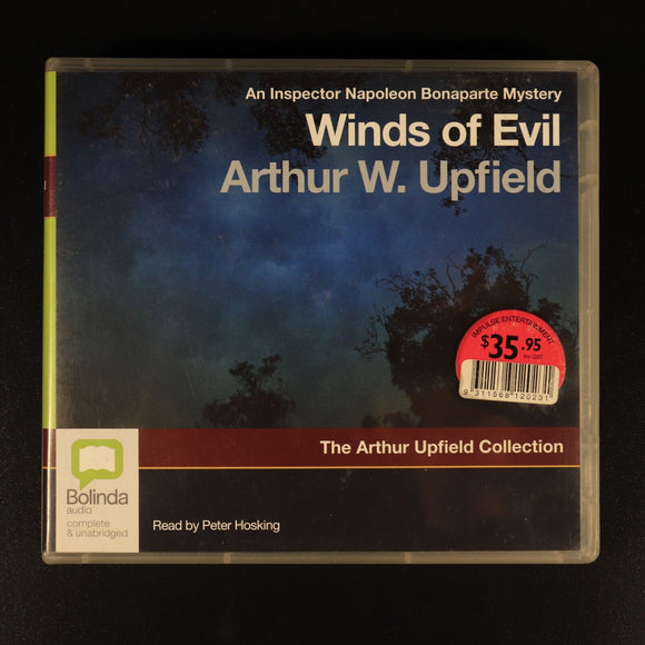 Winds Of Evil Arthur Upfield Australian Crime Fiction Book Audio CD Bolinda