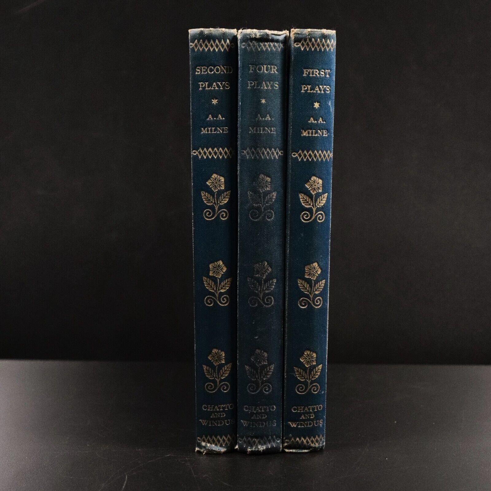 1928 3vol First, Second & Four Plays by A. A. Milne Stage Play Books Phoenix