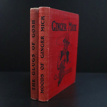 1916 Ginger Mick & 1917 Glugs Of Gosh CJ Dennis Australian Literature Books