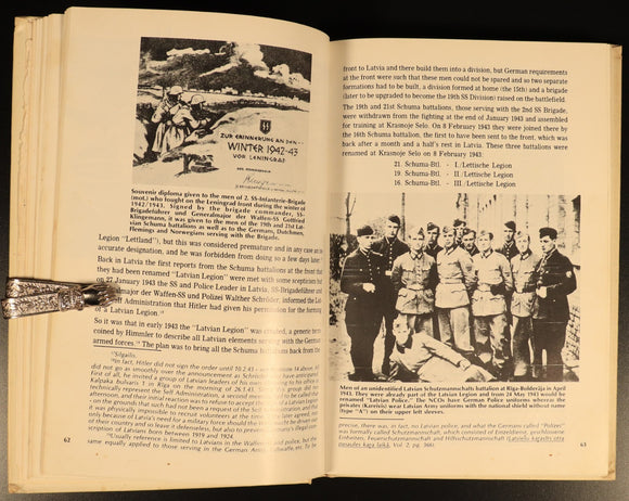 Uniforms, Organization & History Of Waffen SS 1982 1st Ed Military History Book