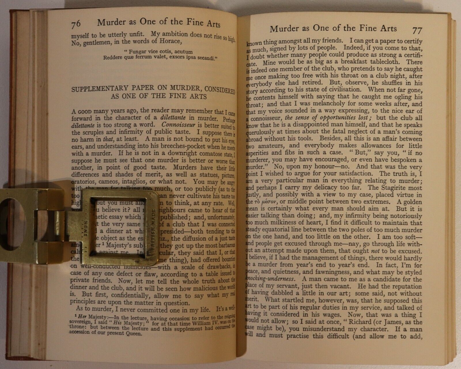 c1912 De Quincey's English Mail Coach & Other Essays Antique Literature Book