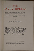 1951 The Savoy Operas by WS Gilbert - Gilbert & Sullivan British Literature Book-2