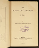 1893 Siege Of Lucknow Diary by Lady Inglis Antique British Military Book w/Map-7