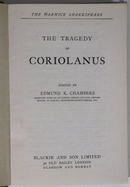 c1930 The Warwick Shakespeare: Coriolanus & Tempest Antique Literature Books-3