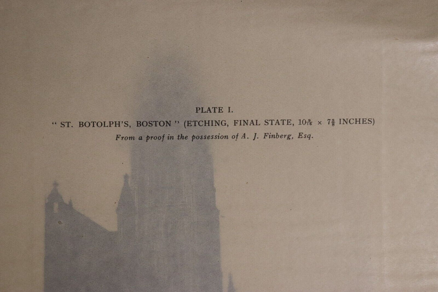 1926 Modern Masters Of Etching: FL Griggs Antique Art History Book