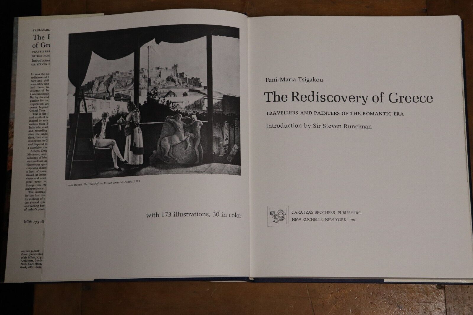 1981 The Rediscovery of Greece Greek Romanticv Art History Reference Book