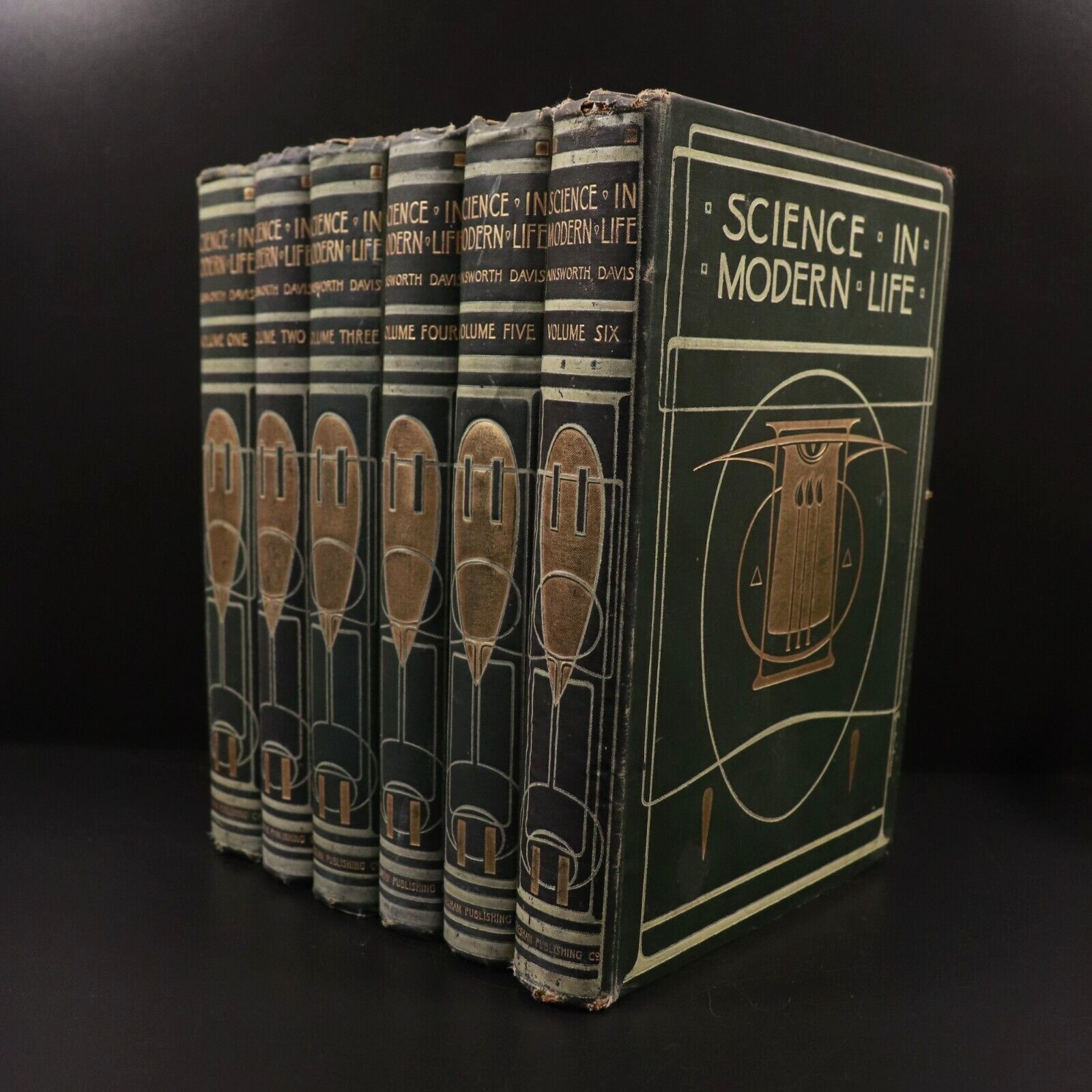 1909 6vol Science In Modern Life by J.R. Ainsworth Davis Antique Book Set