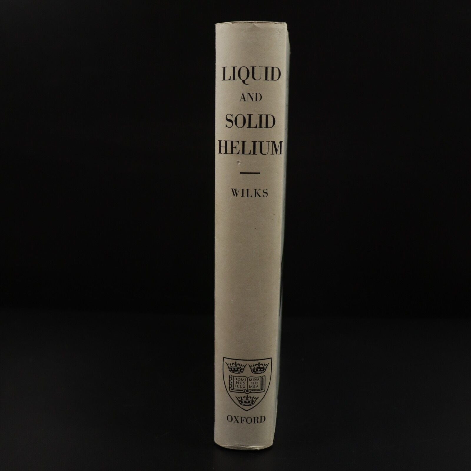 1967 Properties Of Liquid & Solid Helium J. Wilks Vintage Science Reference Book