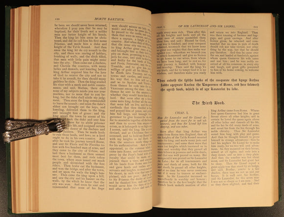 1928 Morte Darthur by Edward Strachey Antique British Fiction Book King Arthur