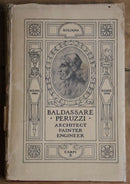 1925 The Life & Works Of Baldassare Peruzzi Antique Italian Architecture Book-1