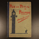1897 Pen & Pencil In Parliament by Harry Furniss Antique British Art Book 1st Ed-2