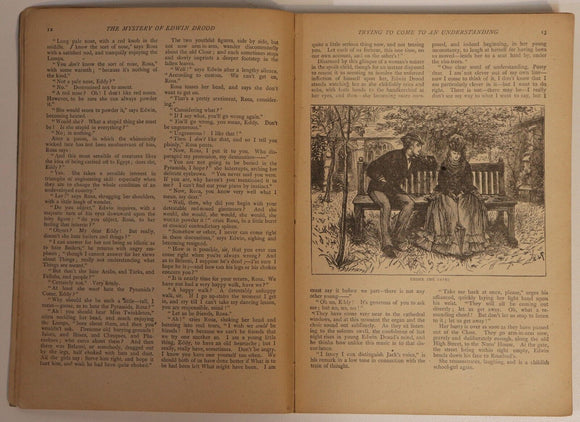 c1920 4vol Lloyd's Sixpenny Dickens by Charles Dickens Antique Fiction Books