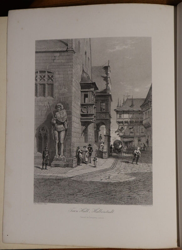 c1875 Picturesque Europe - Division 14 Antiquarian Engravings Plates Book