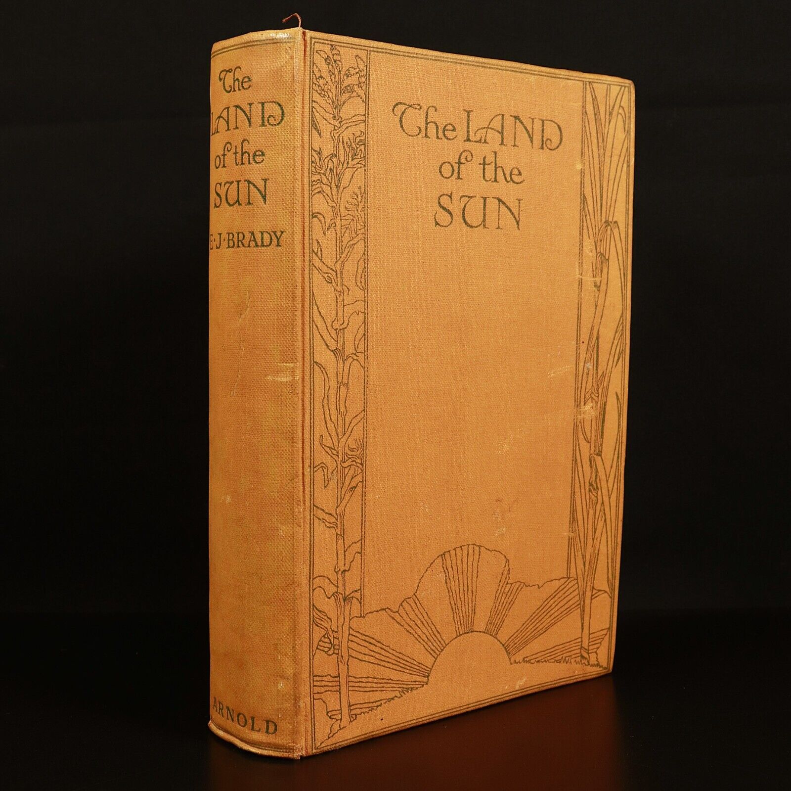 1924 The Land Of The Sun by E.J Brady Antique Australian History Book Queensland