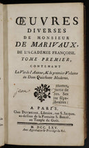 1765 2vol Oeuvres Diverses De Monsieur De Marivaux Antiquarian Literature Books-4