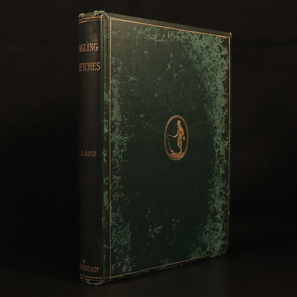 1891 Angling Sketches by Andrew Lang + Burn-Murdoch Antique Anglers Art Book