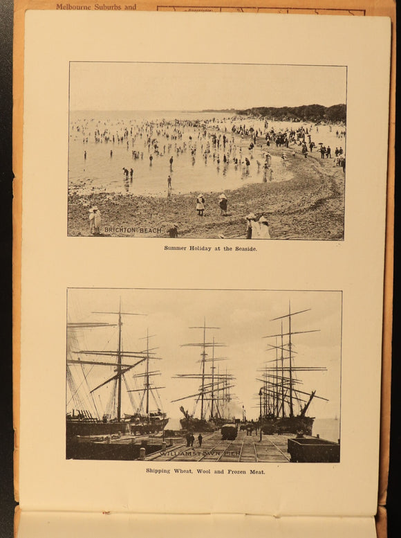 Beautiful Melbourne Views Of Buildings etc c1910 Australian Tourism & Photo Book