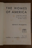 1951 The Homes of America Antique American Architecture Book by Ernest Pickering-2