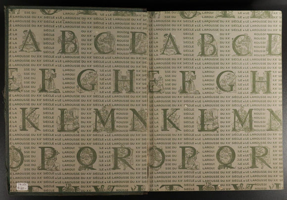 1933 Larousse Du Xxe Siecle Vol.6 by Paul Auge' French Reference Book