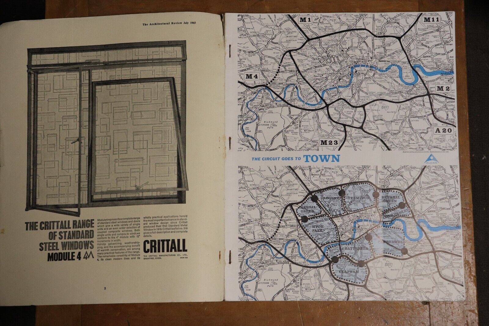 1965 The Architectural Review Magazine Number 821 Architect Reference Book