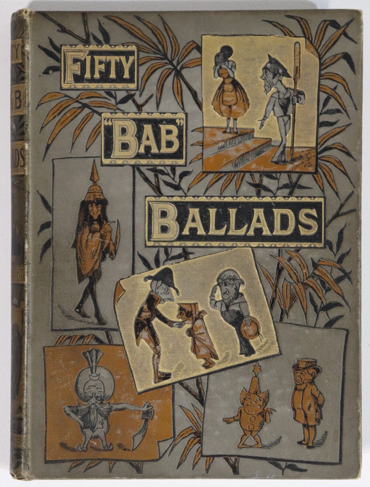 c1884 Fifty "Bab" Ballads by WS Gilbert Illustrated Antique Literature Book