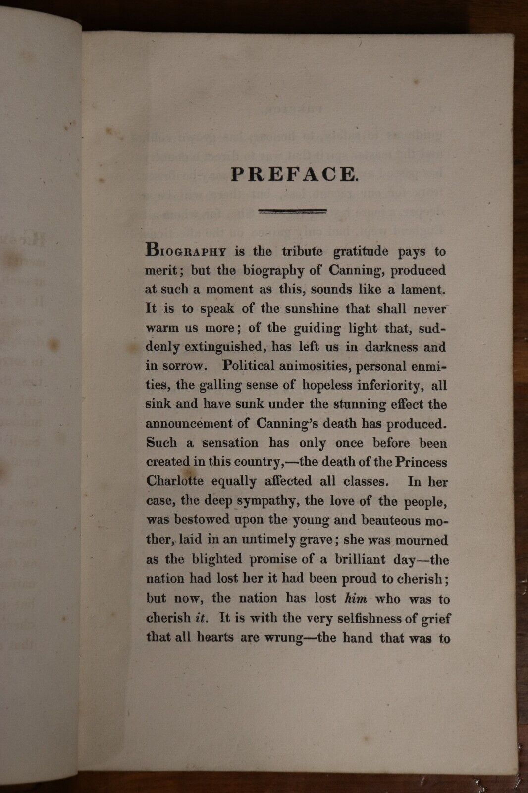 1827 Memoir Of George Canning by LT Rede Antiquarian Political History Book