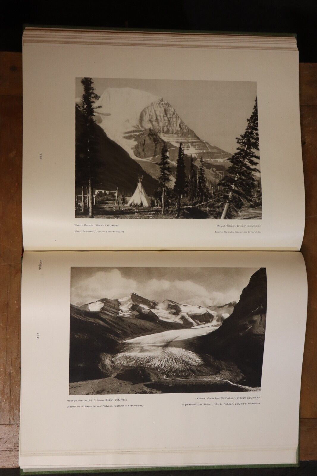 1926 Canada, Landschaft und Volksleben Antique German Photography Book