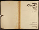 1979 Chilton's Camaro 1967-79 Repair & Tune-Up Guide Automotive Reference Book-2