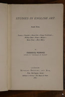 1880 Studies In English Art by F Wedmore Antique British Art History Book-3