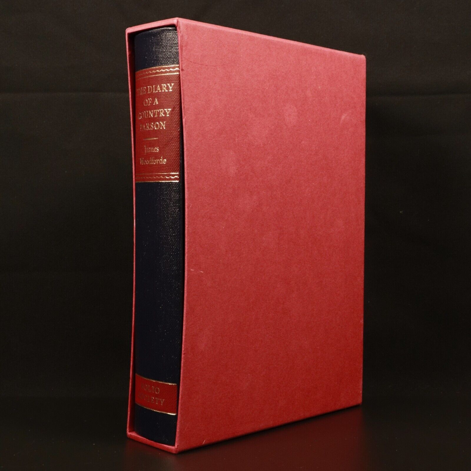 1999 Diary Of A Country Parson by James Woodforde Folio Society Fiction Book