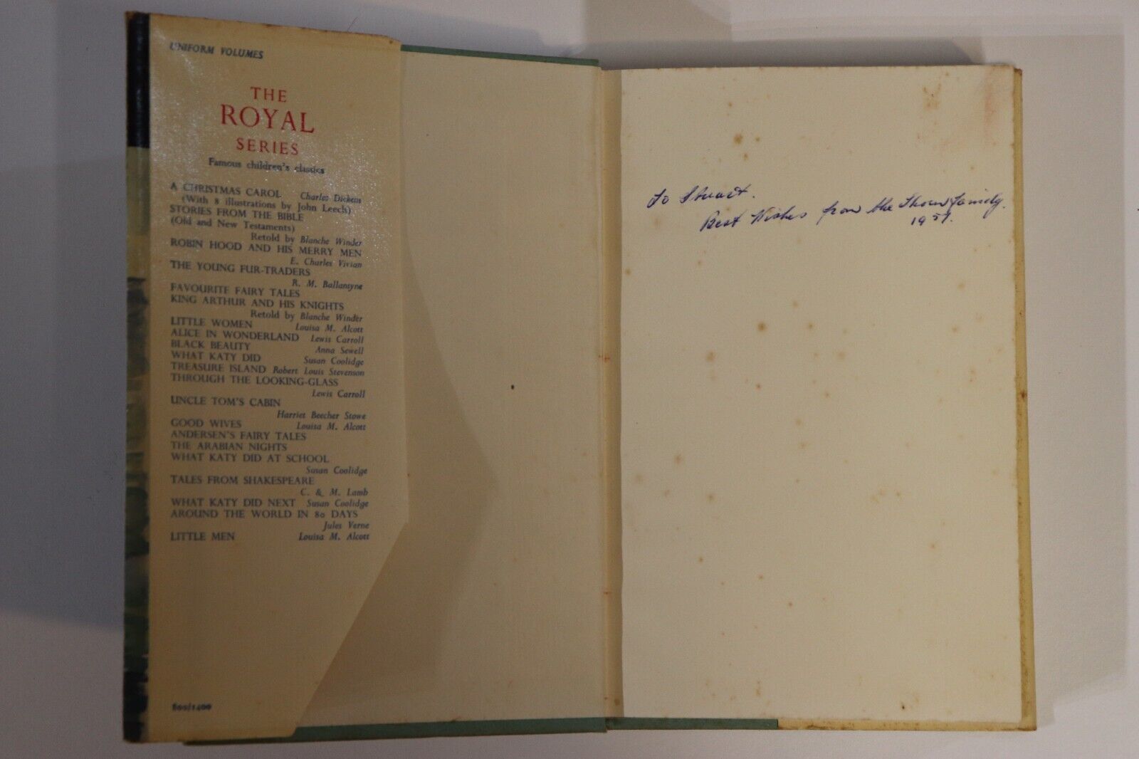 c1957 Around The World In Eighty Days by Jules Verne Vintage Fiction Book