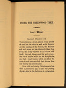c1930 Under The Greenwood Tree by Thomas Hardy Antique Fiction Book Leather-7
