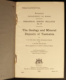 1938 Geology & Mineral Deposits Of Tasmania Australian Mining History Book Maps-4