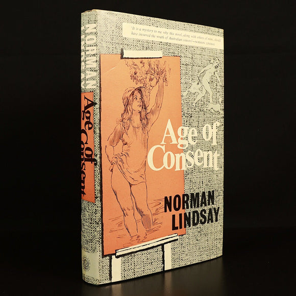 1963 Age Of Consent by Norman Lindsay Australian Fiction Book Illustrated