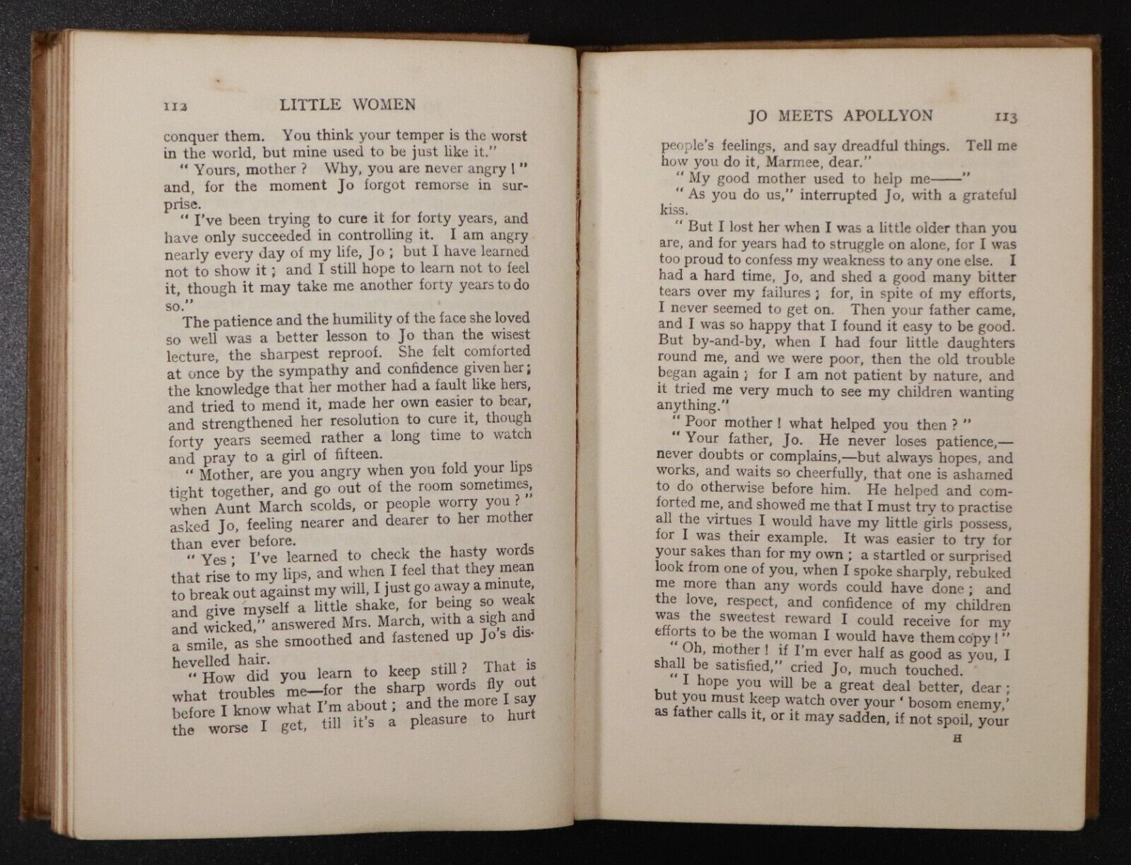 1920 Little Women by Louisa M. Alcott Antique Female Author Fiction Book